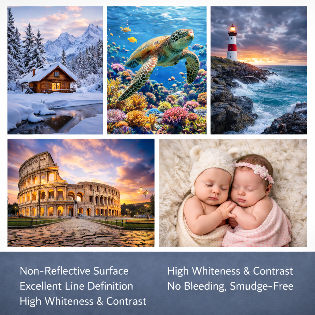 Premium 90gsm (24lb) Matte Coated Bond Plotter Paper Rolls